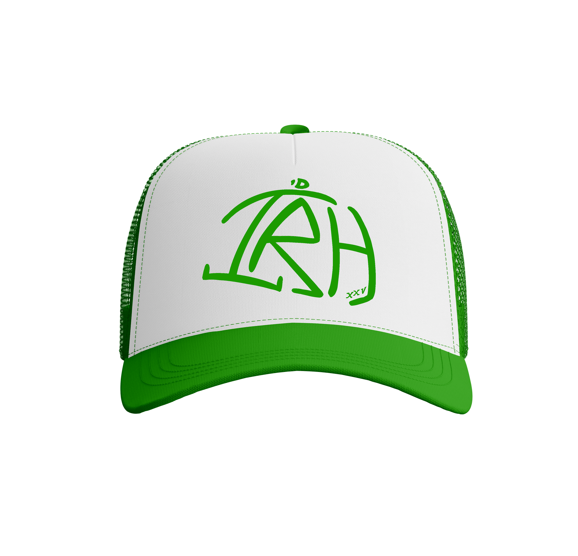 I'D Rather Hat - Green Hat | White Logo