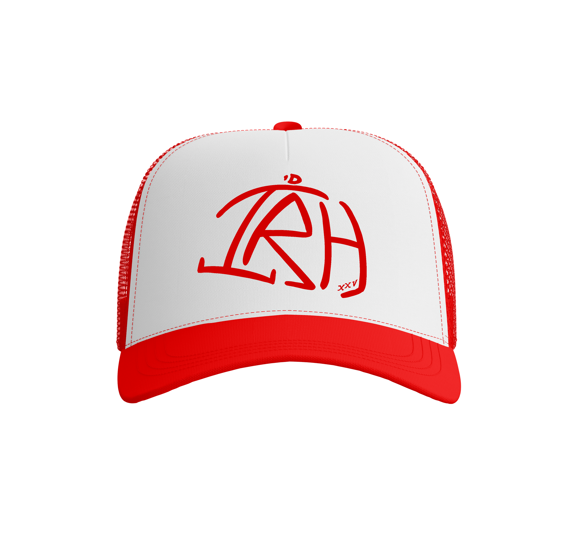 I'D Rather Hat - Red Hat | White Logo