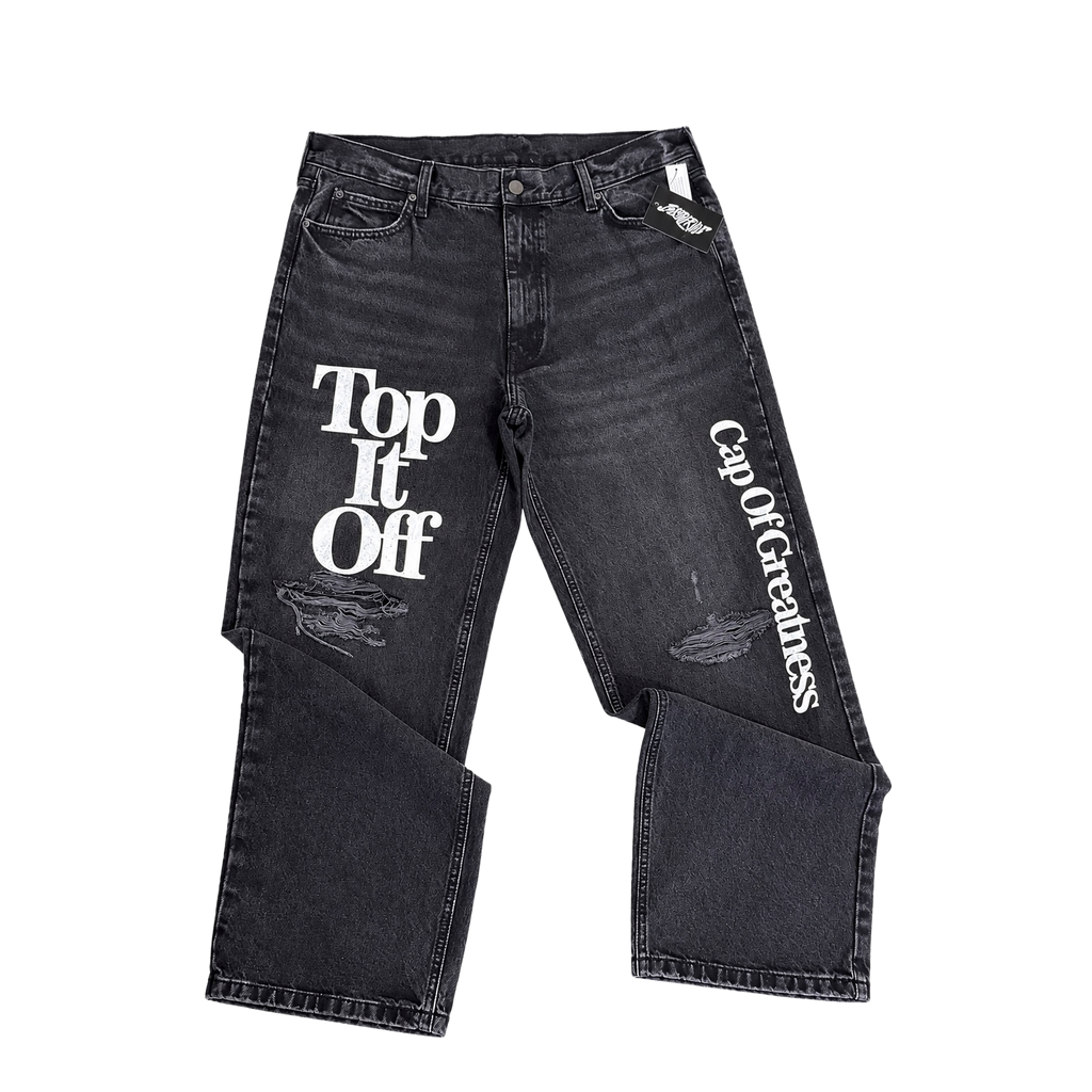 Top it off BAGGY DENIM