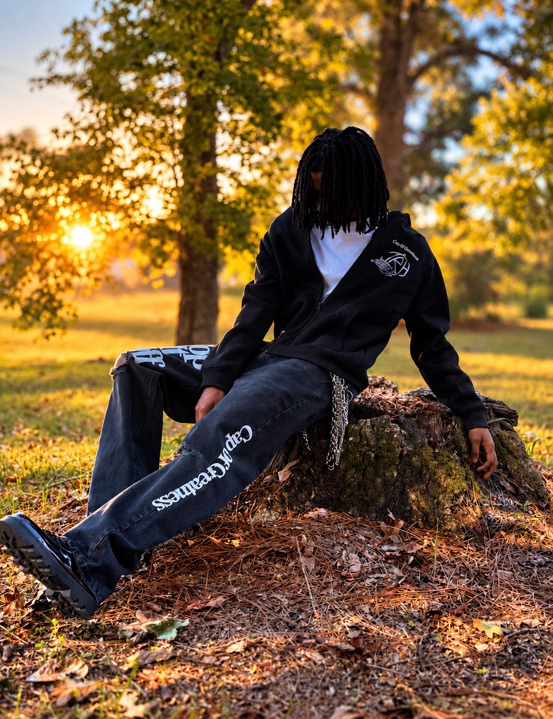 Top it off BAGGY DENIM