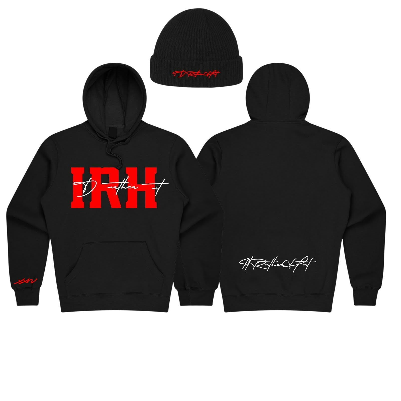 IRH Hoodie & Beanie Set